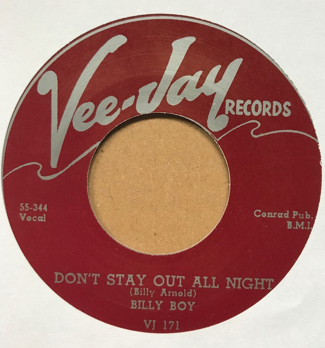 Single - Billy Boy (Arnold) - I Ain't Got You / Don't Stay Out All Night