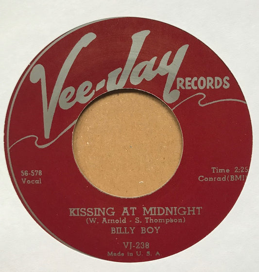 Single - Billy Boy (Arnold) - My Heart Is Crying / Kissing At Midnight
