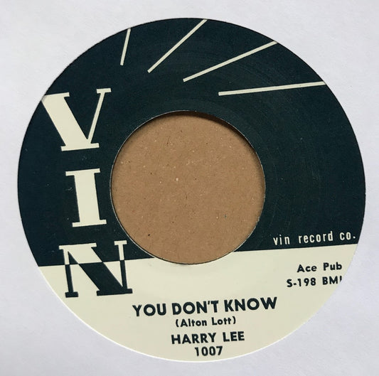 Single - Harry Lee - You Don’t Know / Everytime I See You