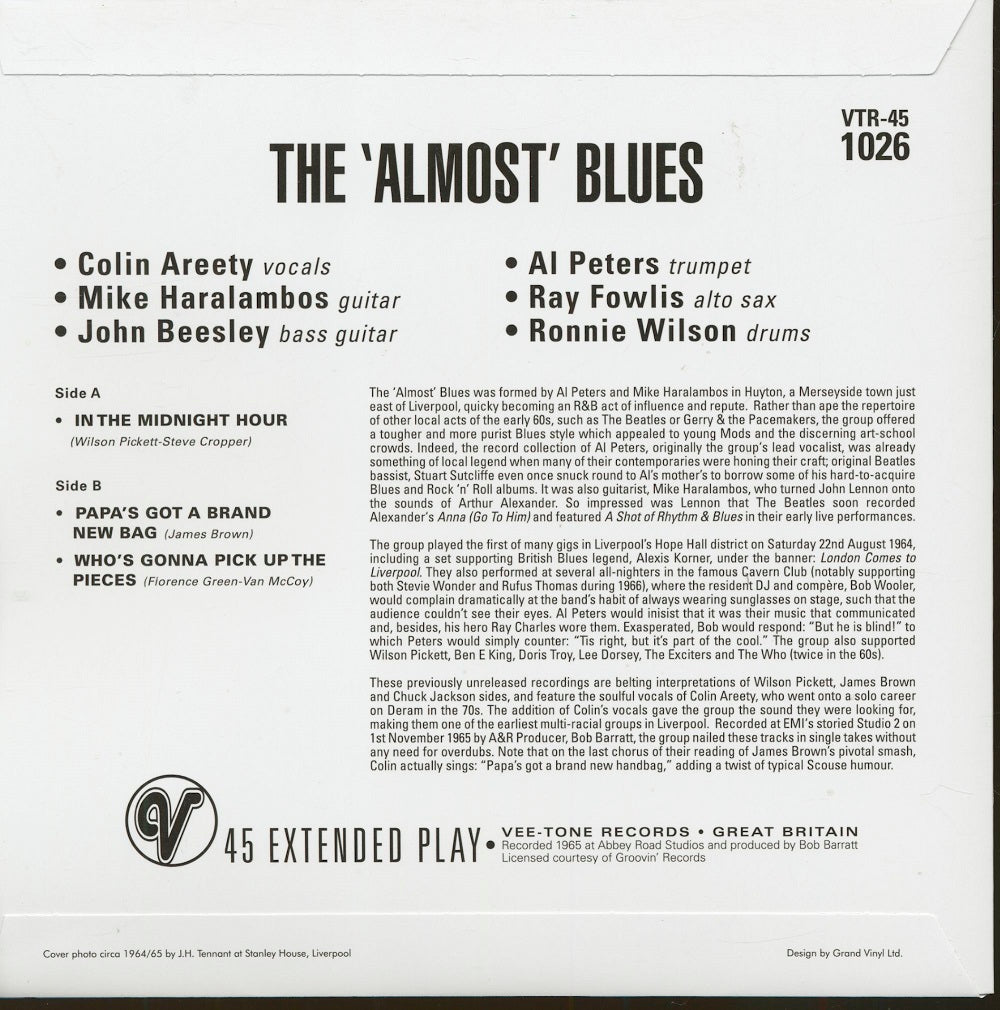 Single - Almost Blues - Previously Unrealeased 1965 Abbey Road Sessions