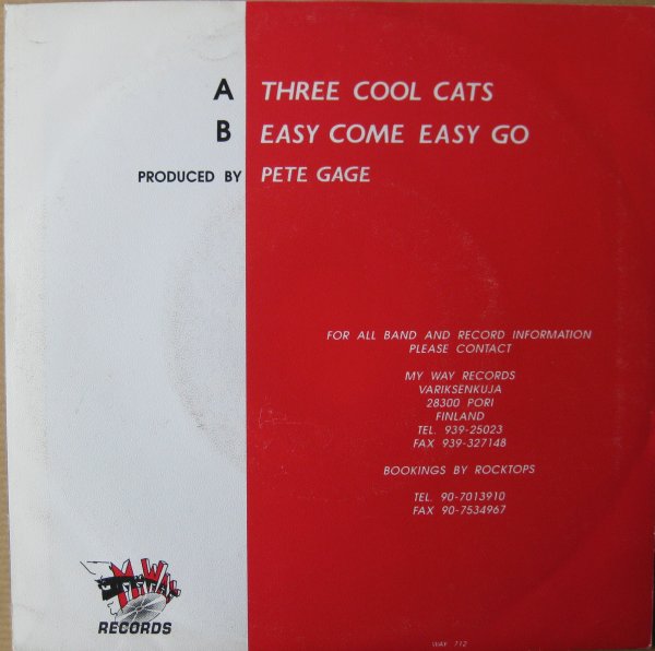 Single - Francine - Three Cool Cats, Easy Come Easy Go