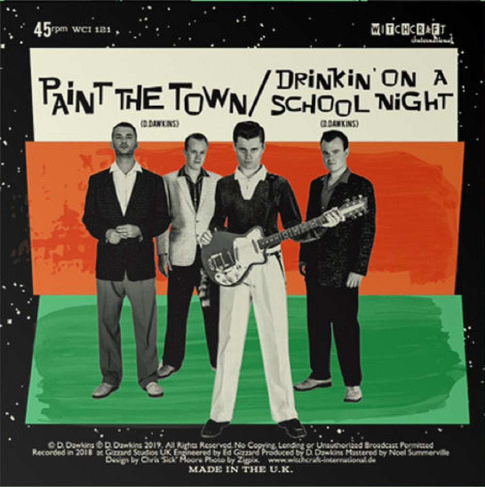 Single - Danny O & the Astrotones - Paint The Town; Drinkin' On A School Night