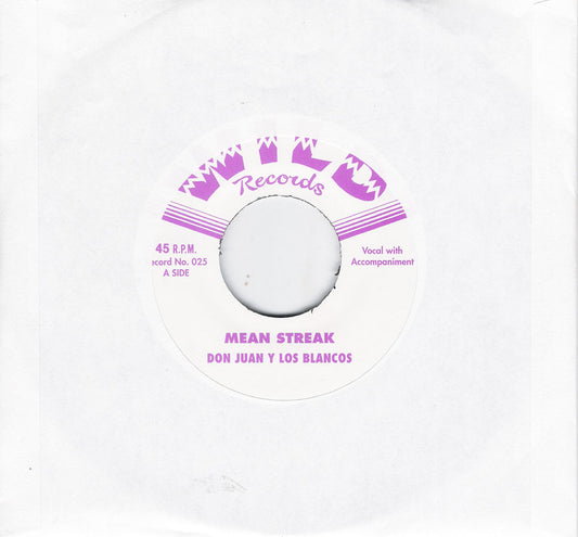 Single - Don Juan Y Los Blancos - Mean Streak, She Don't Love Me