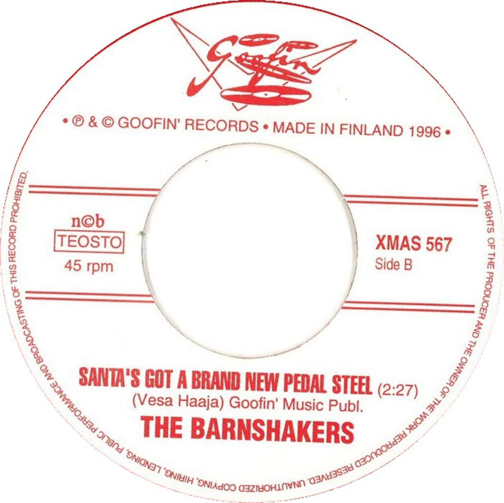 Single - Barnshakers - Desperate Santa, Santa's Got A Brand New Pedal Steel