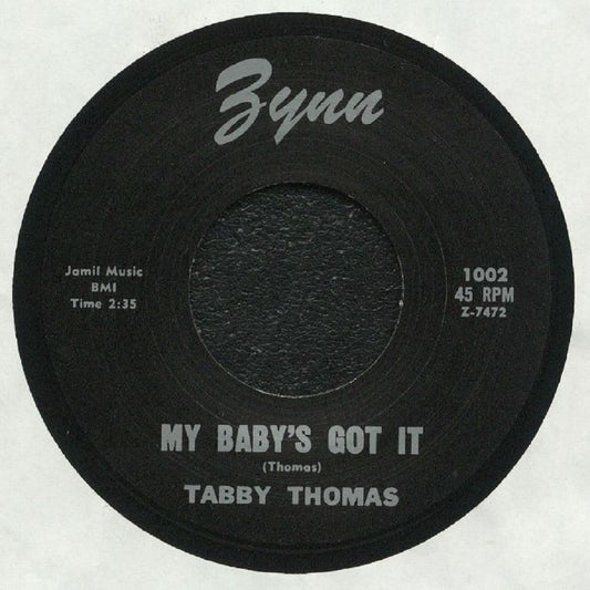 Single - Tabby Thomas - My Babys Got It; Tomorrow