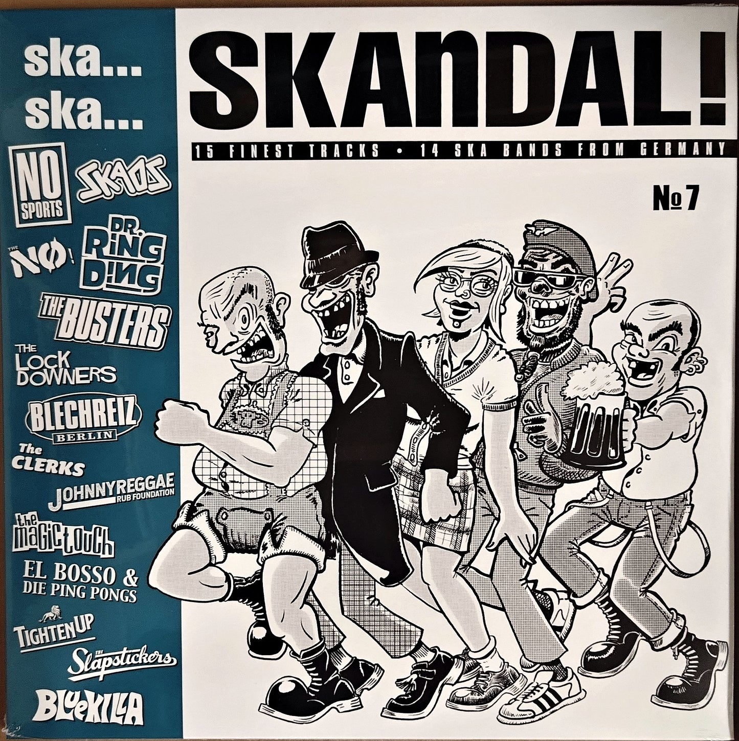 LP - VA - Busters - Ska Ska Skandal - 15 Finest Tracks 14 Ska Bands From Germany
