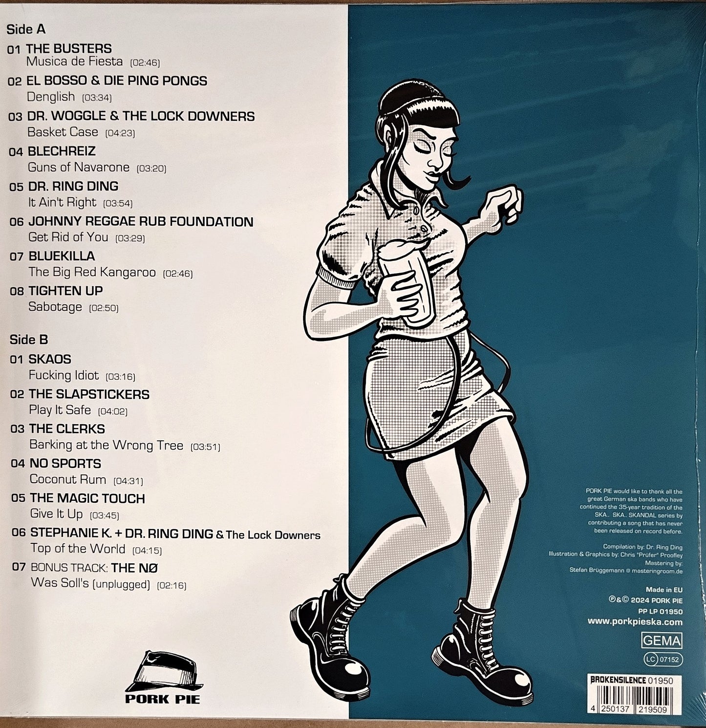 LP - VA - Busters - Ska Ska Skandal - 15 Finest Tracks 14 Ska Bands From Germany