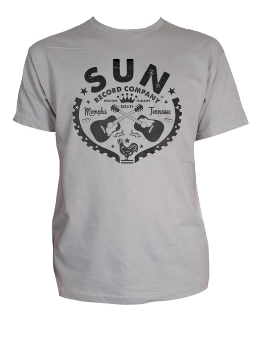 T-shirt Steady - Sun Records Acoustic, Grau