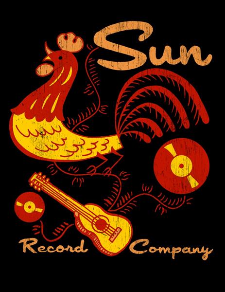 T-shirt Steady - Sun Records Rooster