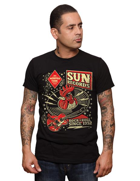 T-shirt Steady - Sun Records Record Hop