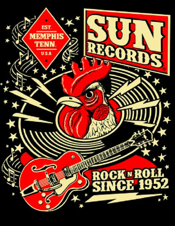 T-shirt Steady - Sun Records Record Hop