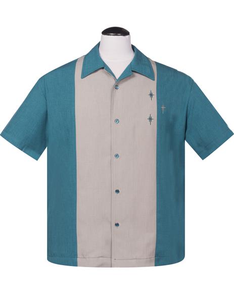 Steady-Shirt - Crosshatch - Grau