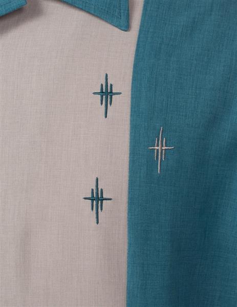 Steady-Shirt - Crosshatch - Grau