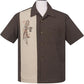 Steady-Hemd - Mai Tai Mirage Button Up, coffee
