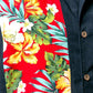 Steady-Shirt - Hibiscus Tiki Button Up Shirt - Black