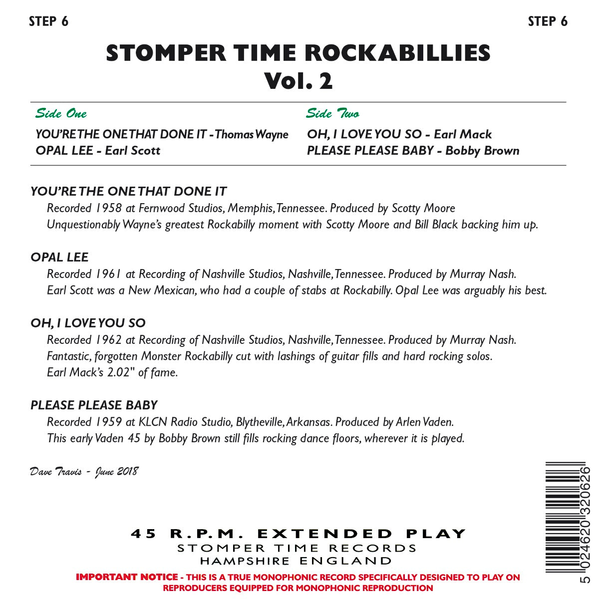 Single - VA - Stomper Time Rockabillies Vol. 2