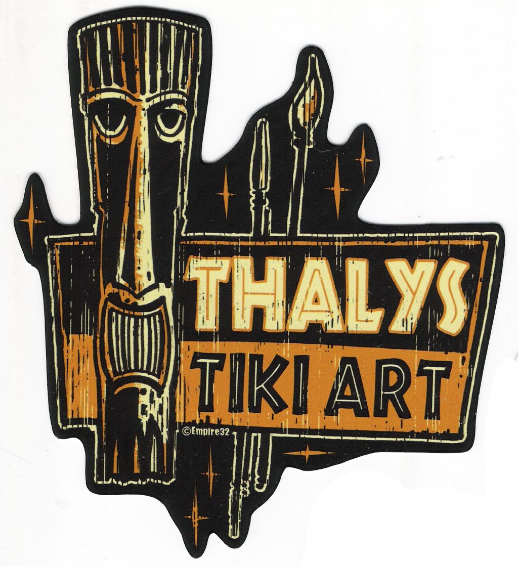 Sticker - Thalys Tiki Art