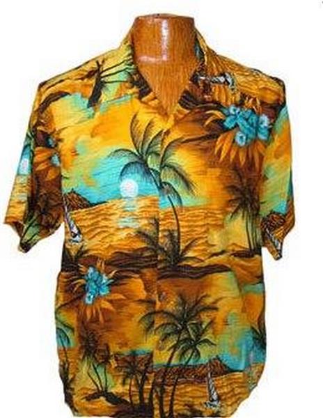 Hawaii - Shirt - Sunset Yellow