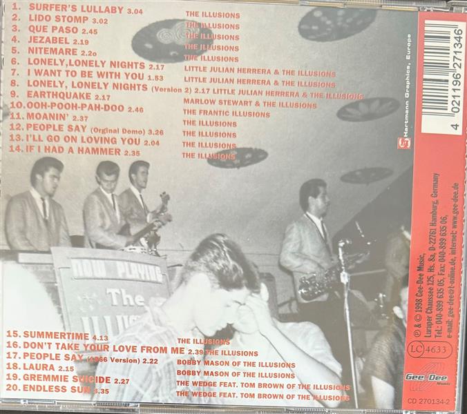 CD - Illusions - Surfin' And Stompin'