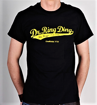 T-shirt - Dr Ring Ding Baseball - black
