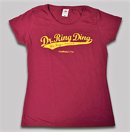 T-shirt - Dr Ring Ding Baseball - bordeaux-rot