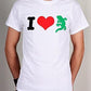 T-Shirt - I Love Gecko Rex - white