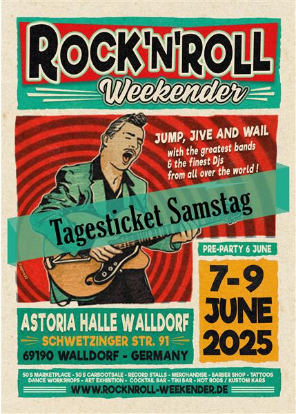 Walldorf R'n'R Weekender Tagesticket SAMSTAG 2025