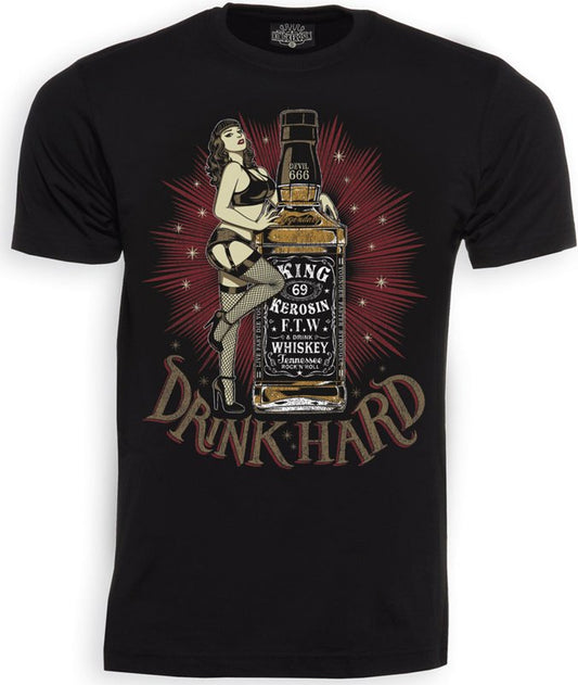 T-Shirt - King Kerosin - Drink Hard