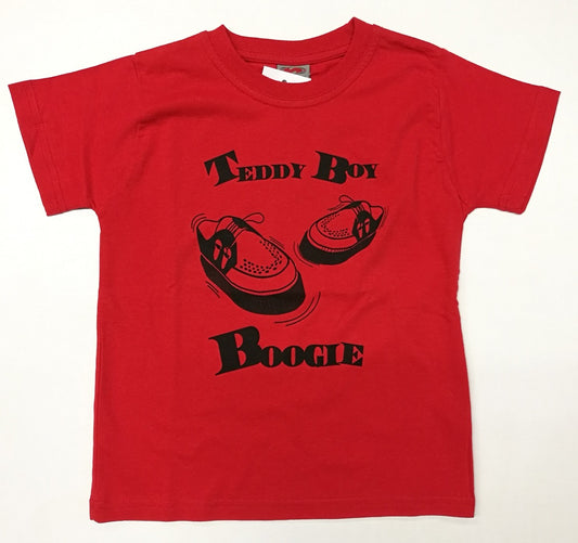 Kinder Shirt - Teddy Boy Boogie, Rot