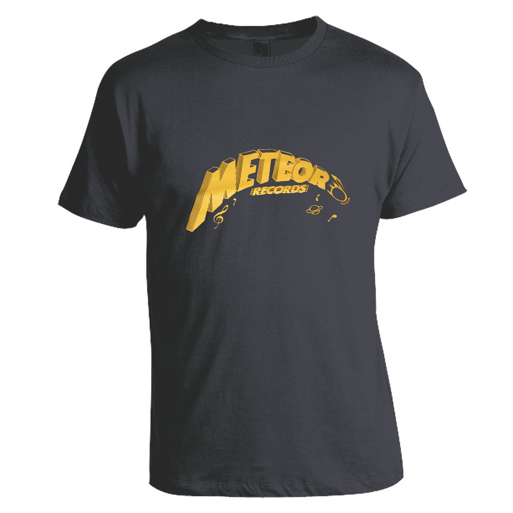 T-Shirt - Meteor Records, Dunkelgrau