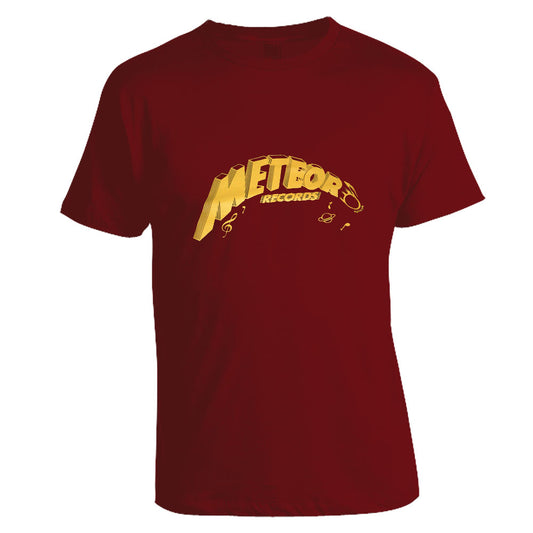 T-Shirt - Meteor Records, Rot