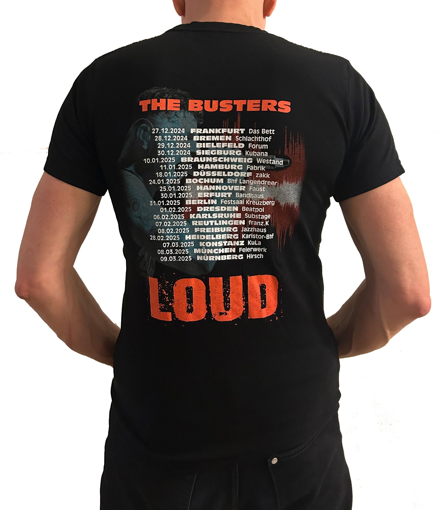 T-Shirt - Busters - Live & Loud Tourshirt
