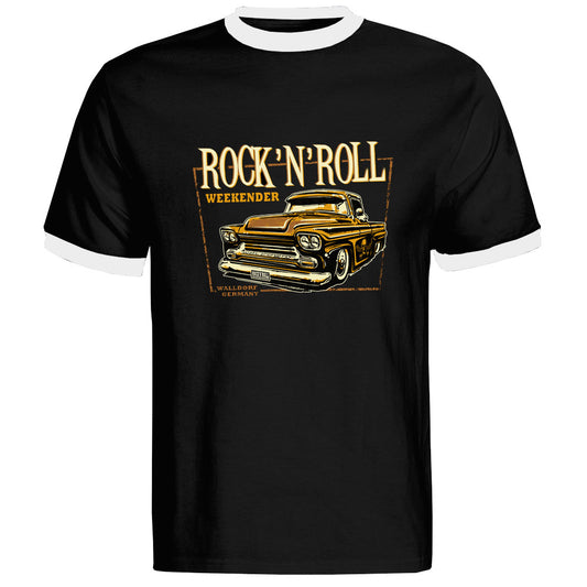 Ringer-Shirt - Walldorf Weekender 2014, Schwarz