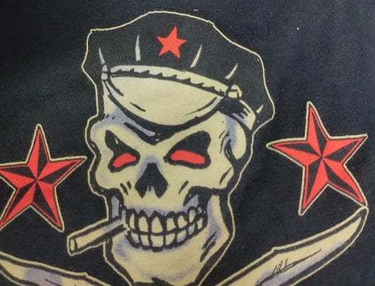 T-Shirt Posterpop - Skull & Flick Knife