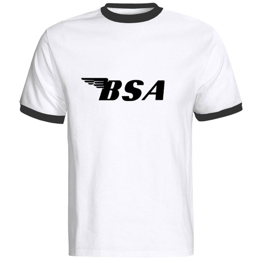 Ringer-Shirt - BSA weiß-schwarz