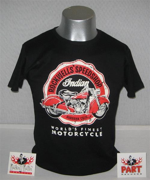T-Shirt - Rockwells - Indian - World Finest Motorcycle