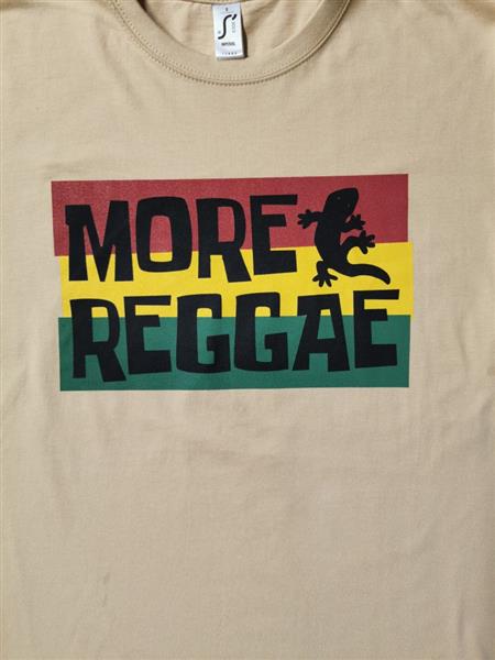 T-Shirt - More Reggae - sandfarben