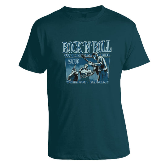 T-Shirt - Walldorf Weekender 2015, Petrol