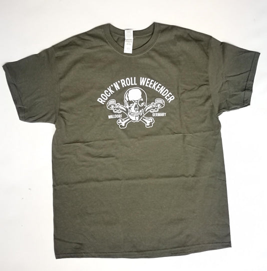 T-Shirt - Walldorf Weekender Skull, Grau