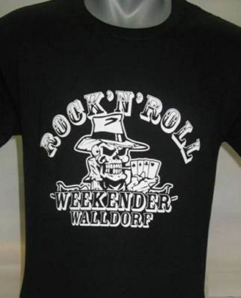 T-Shirt - Walldorf Weekender Skull mit Hut