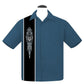 Steady-Shirt - V8 Pinstripe, Navy-Blue