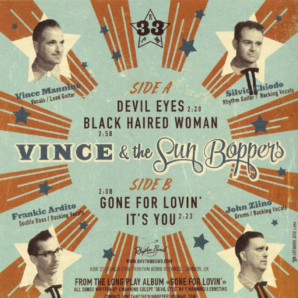 Single - Vince and the Sunboppers - Devil Eyes