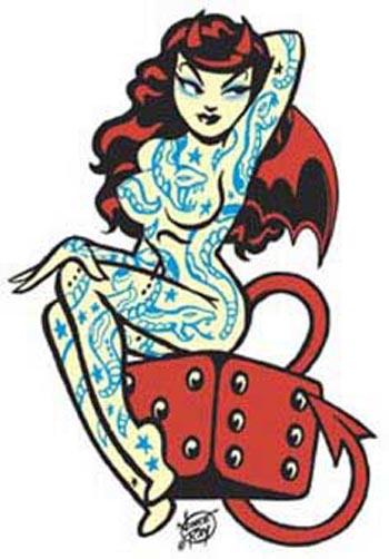 Sticker - Vince Ray - Lucky Tattoo - Small