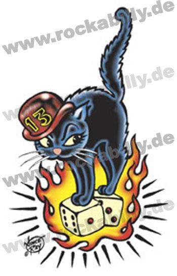 Sticker - Vince Ray - 13 Cat - Small