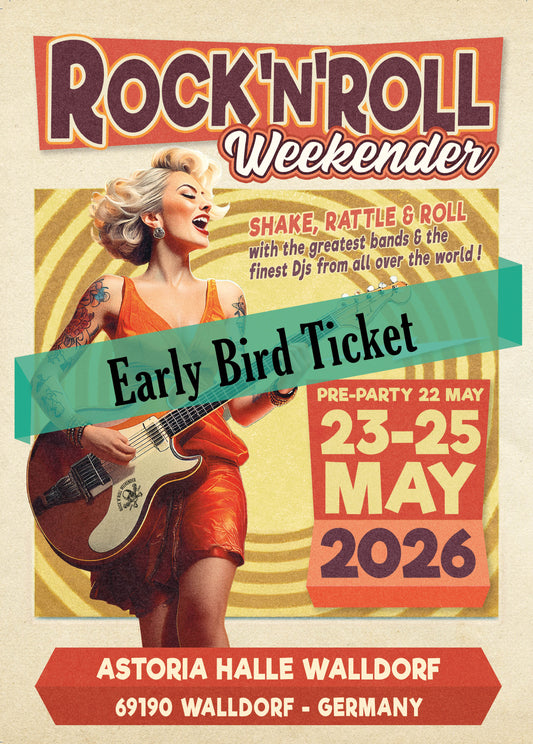 Early Bird Walldorf R'n'R Weekender Ticket 2026