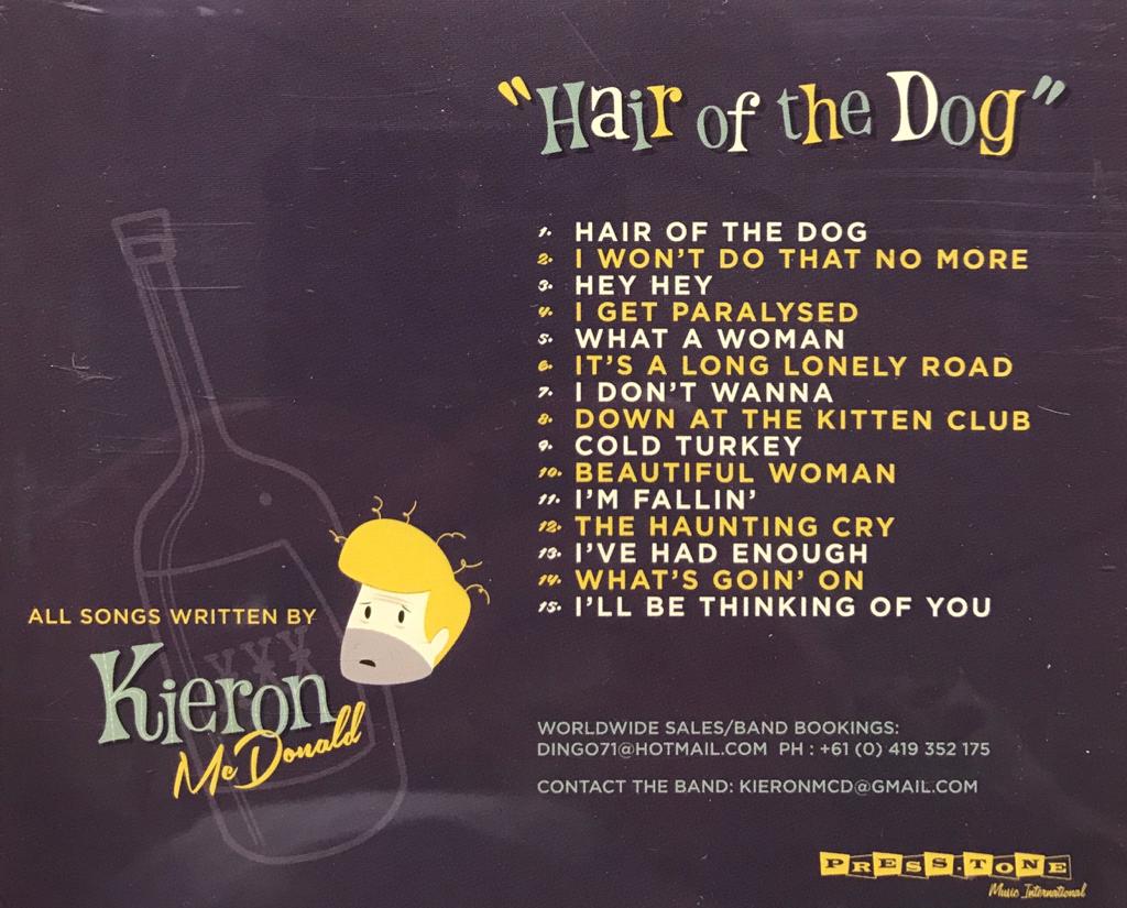 CD - Kieron Mc Donald - Hair Of The Dog