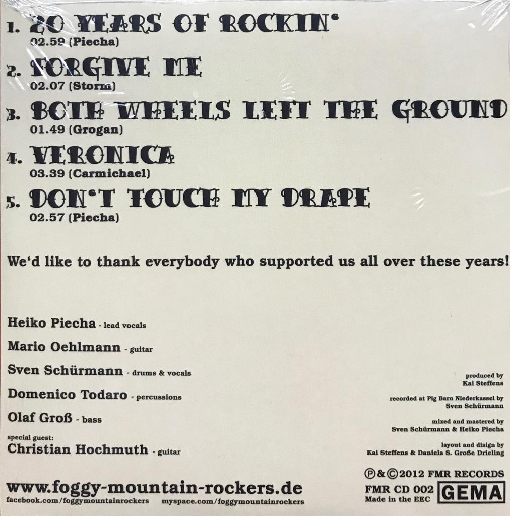 CD-EP - Foggy Mountain Rockers - 20 Rockin' Years