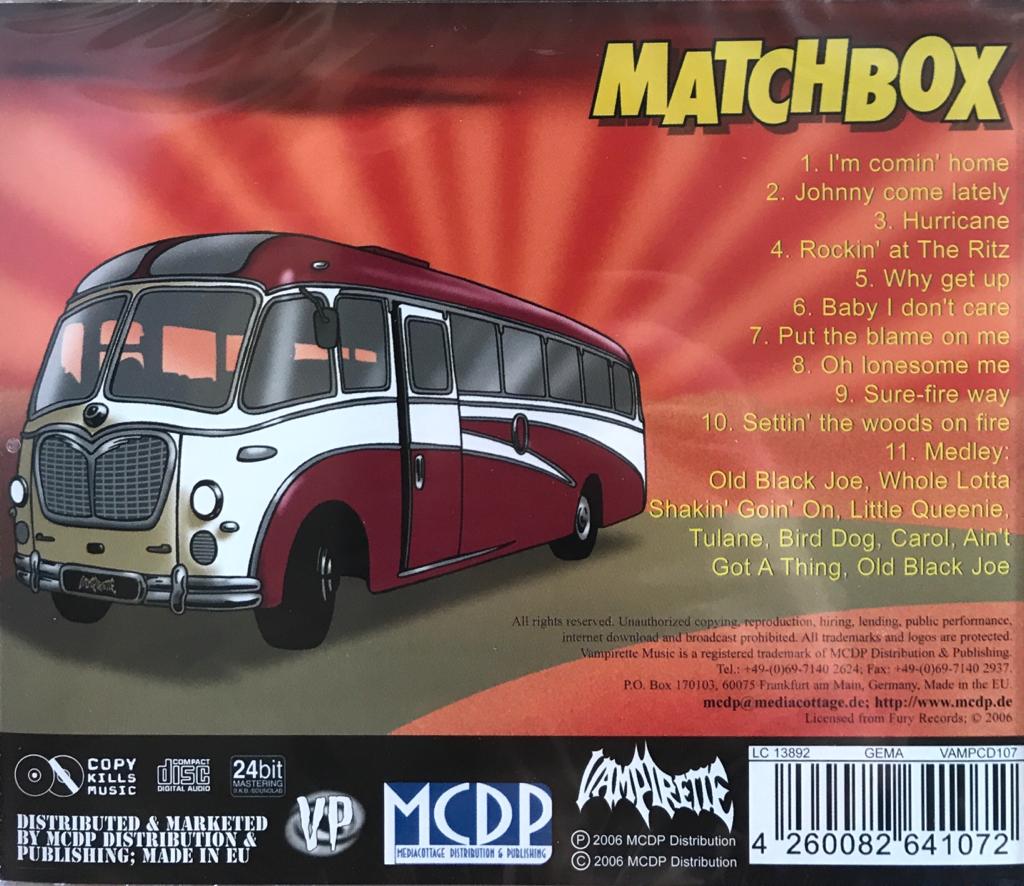 CD - Matchbox - Comin' Home