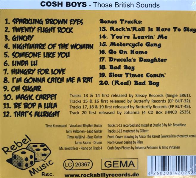 CD - Cosh Boys - Those British Sounds