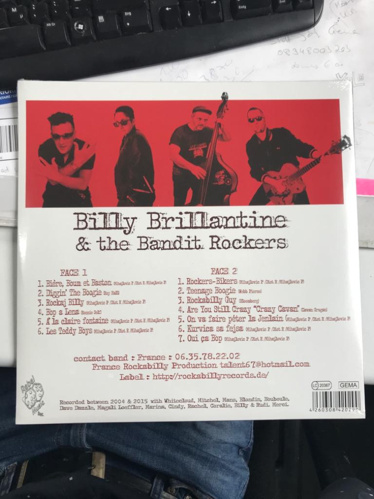 LP - Billy Brillantine - 300% French Rockabilly